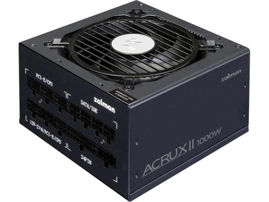 Блок питания ATX 1000Вт Zalman ZM1000-ARX2 80+ platinum (20+4pin) APFC 120mm fan 12xSATA Cab Manag RTL