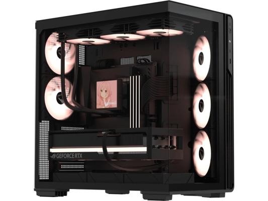 Корпус Formula Crystal Z7 PA черный без БП E-ATX 6x120mm 2x140mm 1xUSB3.0 audio bott PSU