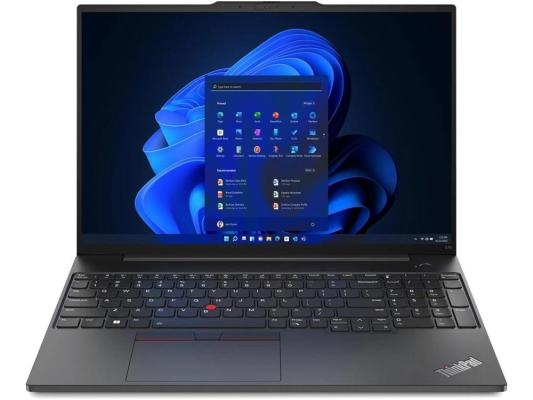 Ноутбук Lenovo ThinkPad E16 G2 Ryzen 7 7735HS 32Gb SSD512Gb AMD Radeon 680M 16" IPS WUXGA (1920x1200) Windows 11 Pro black WiFi BT Cam (21M5S0JK00_32G)