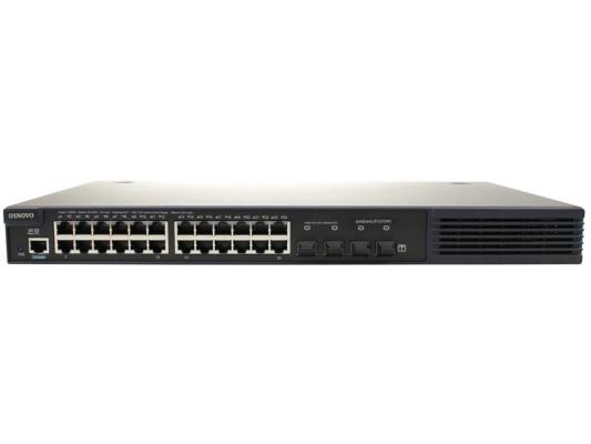 Коммутатор Osnovo SW-8244/LST(370W) (L2+) 28x1Гбит/с 4SFP 24PoE 370W управляемый