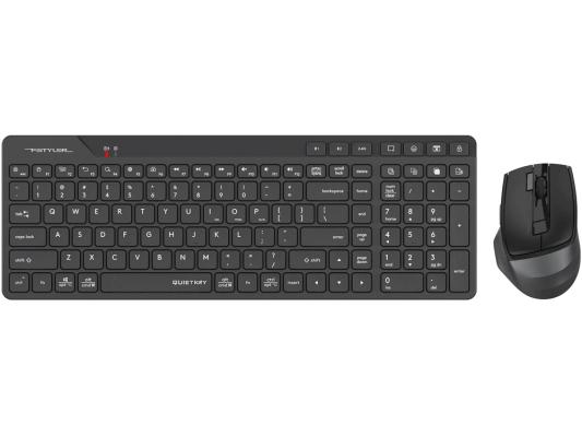 Комплект беспроводной клавиатура + мышь A4Tech Fstyler FB2800C Air2 клав:черный/серый мышь:черный/серый USB беспроводная Bluetooth/Радио slim