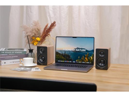 Колонки Edifier M60, 2.0, дерево 2x15 Вт + 2x18 Вт (66 Вт), Bluetooth