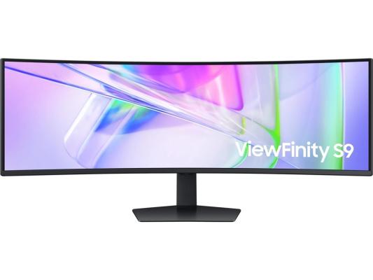 Монитор Samsung 49" ViewFinity S9 S49C950UAUXEN черный VA LED 32:9 HDMI M/M матовая HAS Piv 3000:1 350cd 178гр/178гр 5120x1440 120Hz DP DQ USB 15.6кг