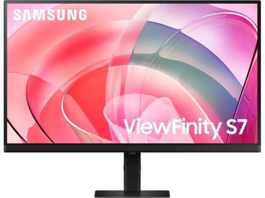 Монитор Samsung 27" ViewFinity S7 S27D700EAUXEN черный IPS LED 5ms 16:9 HDMI матовая 1000:1 350cd 178гр/178гр 3840x2160 60Hz DP Quad 4K (2160p) USB 5кг