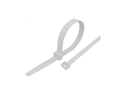 Стяжка Rexant 87-1301 300x4.8мм (упак:100шт) нейлон внешний (-60/+85) белый