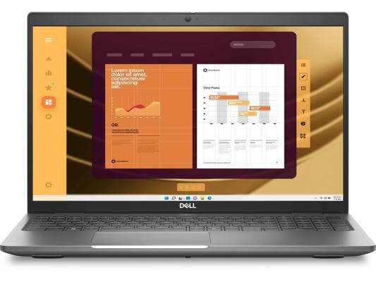 Ноутбук Dell Latitude 5550 Core i7 1355U 16Gb SSD512Gb Intel Iris Xe graphics 15.6" IPS FHD (1920x1080) Linux grey WiFi BT Cam (5550-7655)