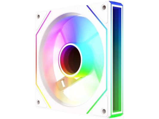 Вентилятор для корпуса Bloody CF-11 LCD ARGB 120х120x25 белый 4-pin 32дБ (упак.:1шт) (CF-11-ARGB120-WH) Ret