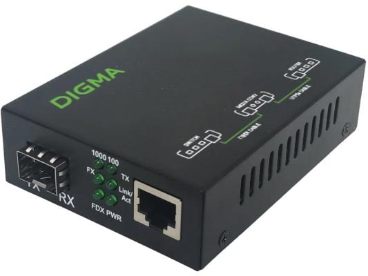 Медиаконвертер Digma DMC-1G-SFPL