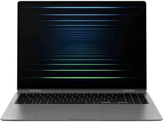 Ноутбук Samsung Galaxy Book 5 Pro 360 NP960 Core Ultra 5 226V 16Gb SSD512Gb Intel Arc 130V 16" AMOLED Touch 2.8K (2880x1800) Windows 11 Home grey WiFi BT Cam (NP960QHA-KG3IN)