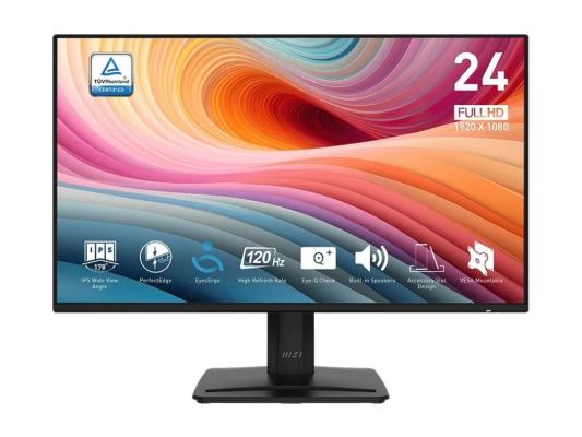 MSI Pro MP242A E2,  1920x1080,  IPS,  120Гц,  1хHDMI,  черный [9s6-3pd1ct-004]