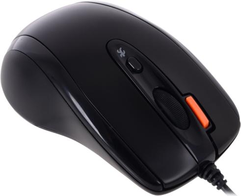Мышь проводная A4TECH N-70FX-1 чёрный USB