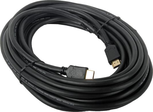 Кабель HDMI 10м Gembird CC-HDMI4-10M круглый черный