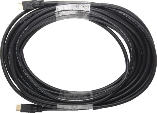 Кабель HDMI 15м Gembird CC-HDMI4-15M круглый черный