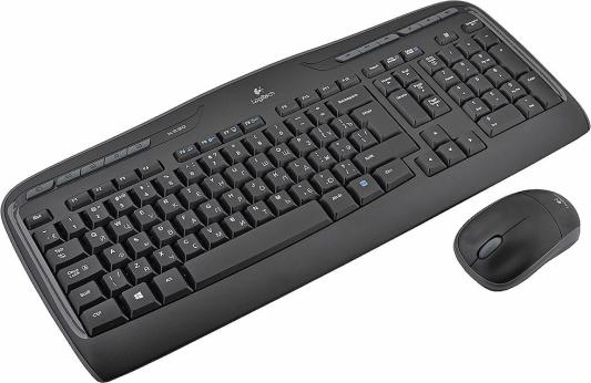 Комплект  Клавиатура + мышь Logitech MK330 черный USB 920-003995