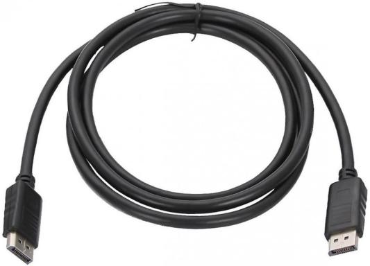 Кабель DisplayPort 1.8м VCOM Telecom VHD6220-1.8MO круглый черный