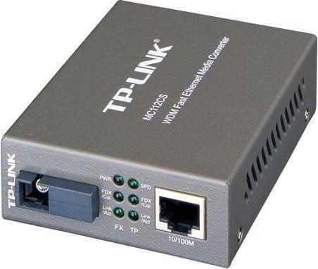 Медиаконвертер TP-LINK MC112CS 10/100M RJ45 to 100M single-mode, Full-duplex, up to 20Km