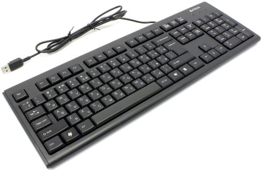 Клавиатура проводная A4TECH KR-83 USB черный