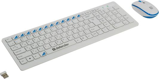 Комплект Defender Skyline 895 Nano белый USB 45895