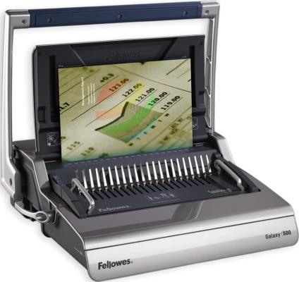 Переплетчик Fellowes GALAXY 500 A4 перфорирует 25 листов сшивает 500 листов пластиковые пружины 6-50мм FS-5622001