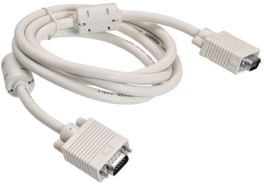 Кабель VGA 1.8м BURO CAB016S-06 круглый серый