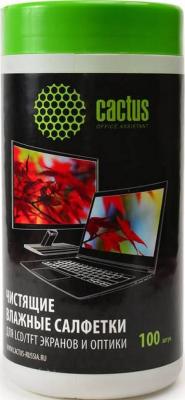 Влажные салфетки Cactus CS-T1001 100 шт