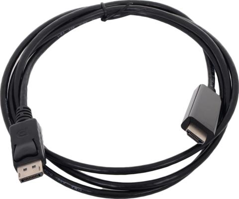 Переходник DisplayPort 1.8м VCOM Telecom CG494-B круглый черный