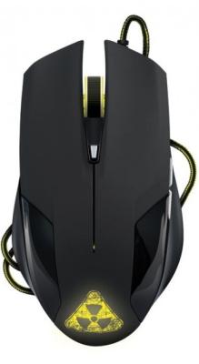 Мышь проводная Oklick 765G чёрный рисунок USB 945841