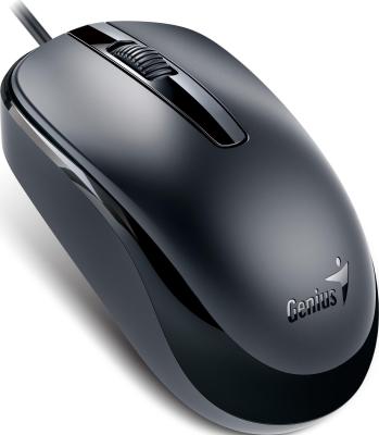 Мышь проводная Genius DX-120 чёрный USB