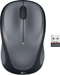 Мышь беспроводная Logitech M235 серый USB + радиоканал 910-002201
