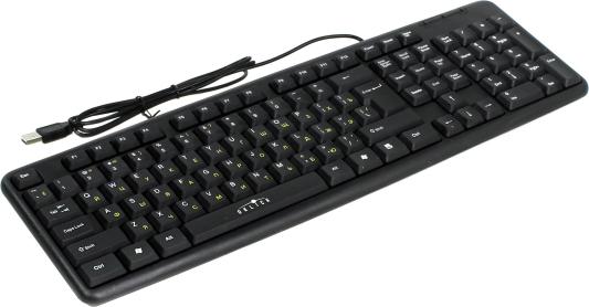Клавиатура проводная Oklick 130M USB черный