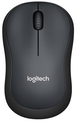 Мышь беспроводная Logitech Wireless Mouse M220 чёрный серый USB + радиоканал 910-004878