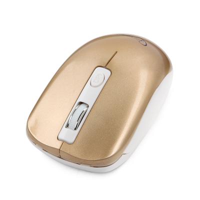 Мышь беспроводная Gembird MUSW-400-G золотистый USB + радиоканал