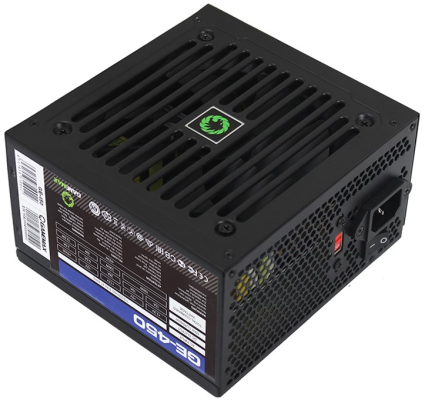 Блок питания ATX 450Вт GameMax GE-450 (20+4pin) PPFC 120mm fan 3xSATA [GE-450]