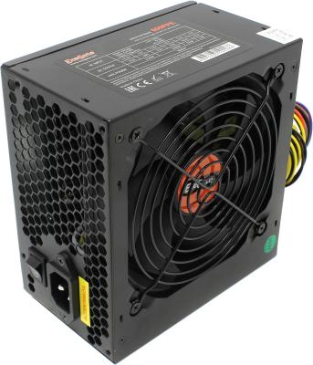 Блок питания ATX 600 Вт Exegate 600PPE EX260643RUS 80 PLUS (20+4pin) APFC 120mm fan 5xSATA 3xIDE FDD RTL
