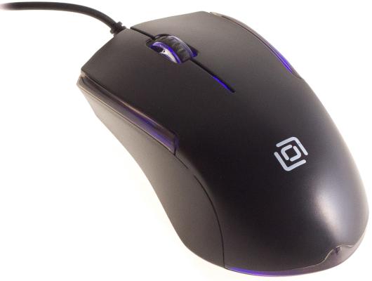 Мышь проводная Oklick 245M чёрный USB