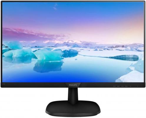 Монитор 27" Philips 273V7QJAB (00/01) черный IPS 1920x1080 250 cd/m^2 5 ms (G-t-G) VGA HDMI DisplayPort Аудио