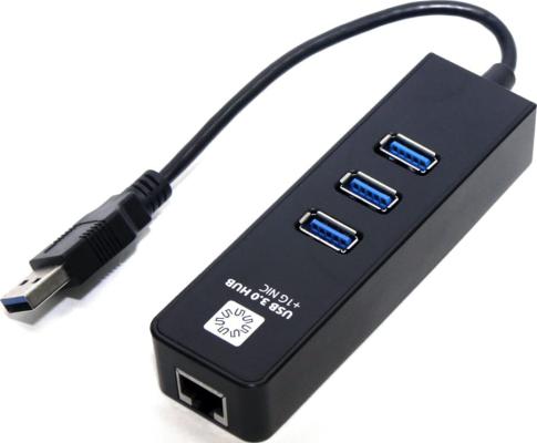 Сетевой адаптер 5bites UA3-45-04BK 10/100/1000Mbps USB3.0