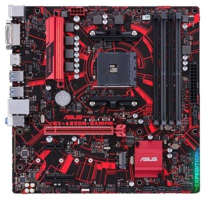Материнская плата ASUS EX-A320M-GAMING Socket AM4 AMD A320 4xDDR4 1xPCI-E 16x 1xPCI 1xPCI-E 4x 4xSATAIII mATX Retail