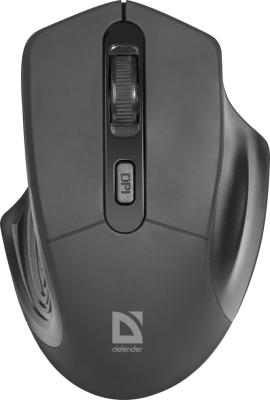 Мышь беспроводная Defender Datum MB-345 чёрный USB