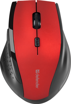 Мышь беспроводная Defender Accura MM-365 красный USB