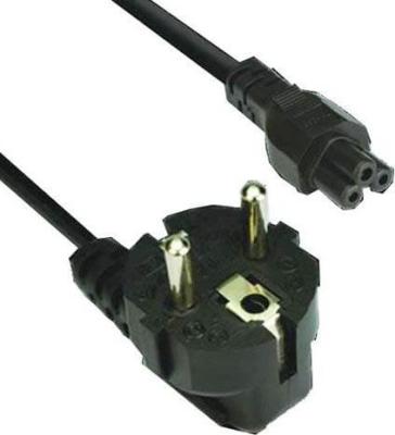 Кабель питания для ноутбуков 3-pin, с заземлением, 220V (EURO) 1.8м,медь, Telecom (TE022-CU0.5-1.8M)