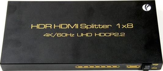 Разветвитель HDMI VCOM DD428 Spliitter 1=>8  2.0v.