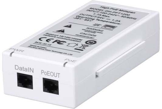 Инжектор PoE Dahua DH-PFT1200