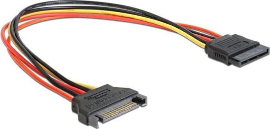 Cablexpert Удлинитель кабеля питания SATA 15pin(M)/15pin(F), 30см (CC-SATAMF-01)