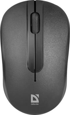 Мышь беспроводная Defender MM-285 чёрный USB 52285