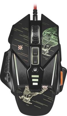 Мышь проводная Defender sTarx GM-390L чёрный USB