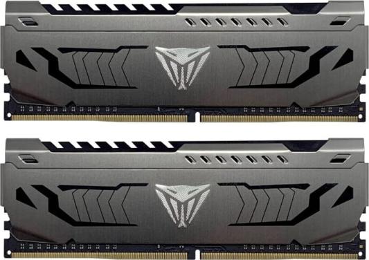 Оперативная память для компьютера 16Gb (2x8Gb) PC4-24000 3000MHz DDR4 DIMM CL16 Patriot Viper Steel PVS416G300C6K