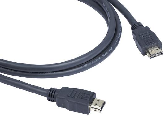 Кабель HDMI 0.9м Kramer C-HM/HM-3 круглый черный