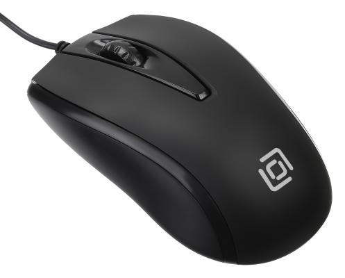 Мышь проводная Oklick 325M чёрный USB
